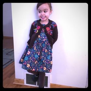 Girls Tea Collection cardigan sz 2/3